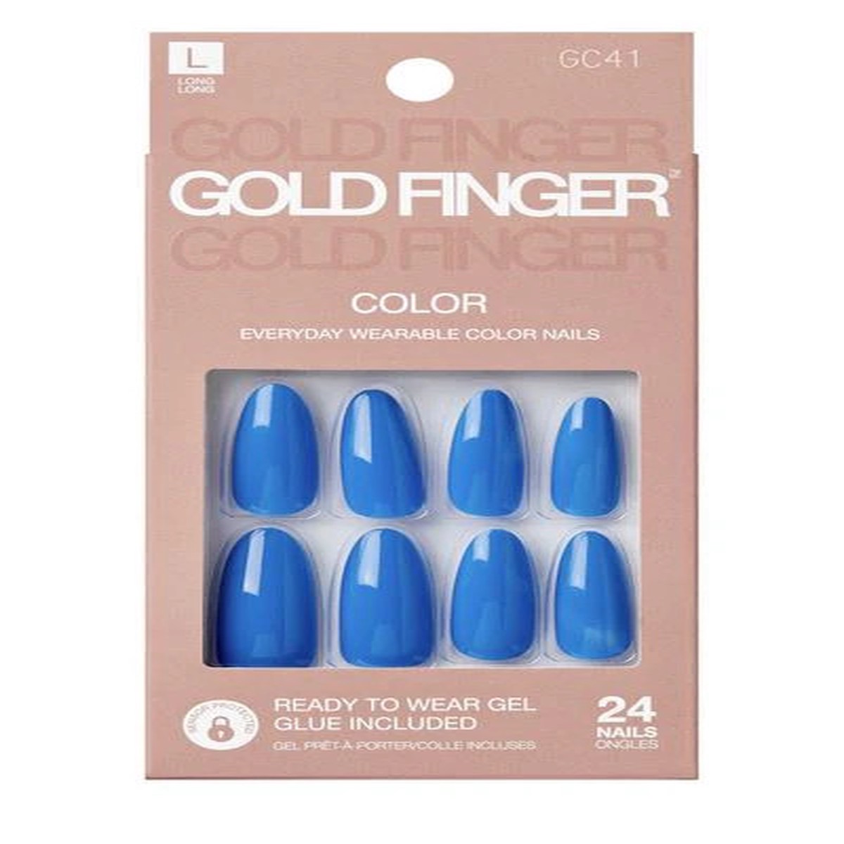 Gold Finger Nails #GC41