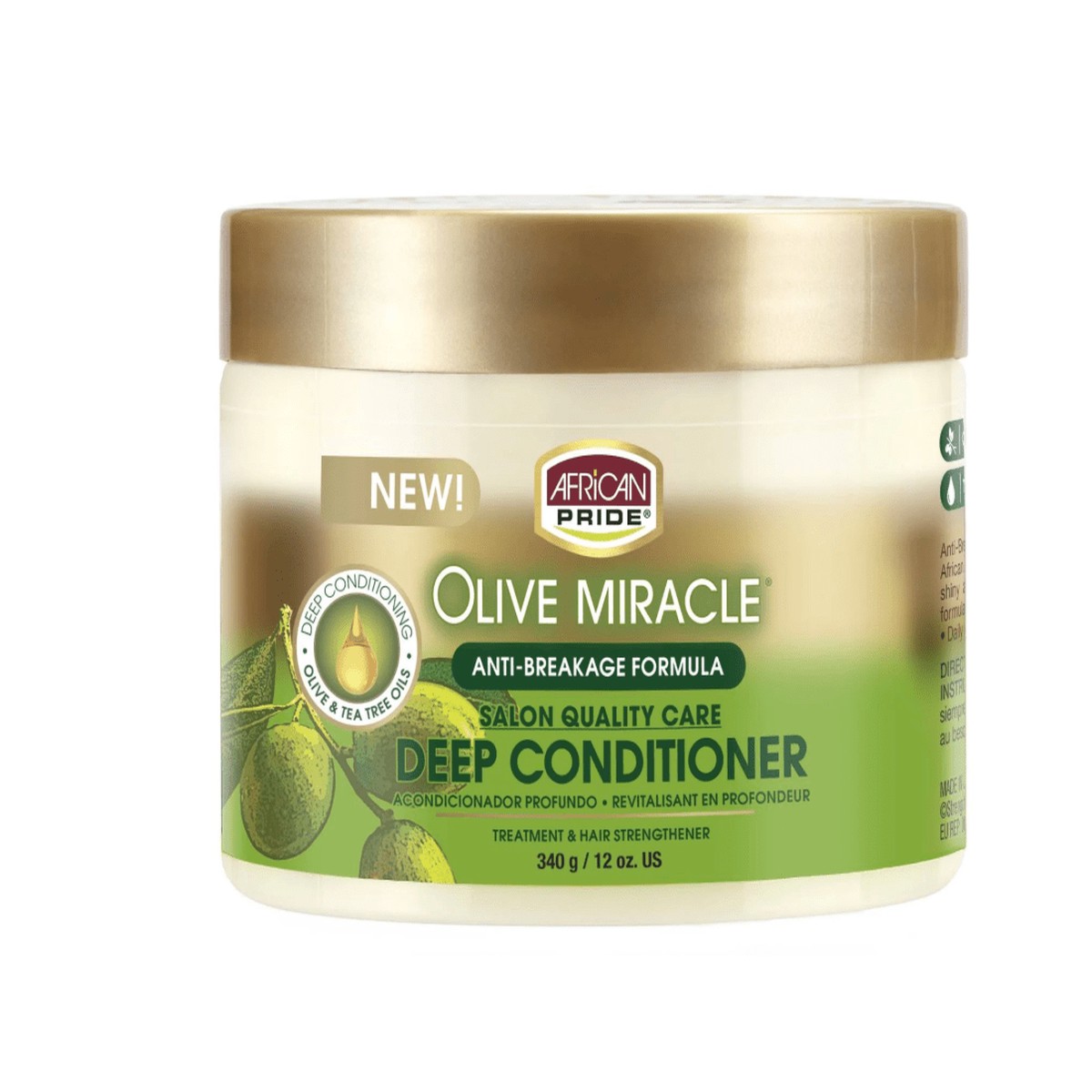 African Pride Olive Miracle Deep Conditioner - 12oz