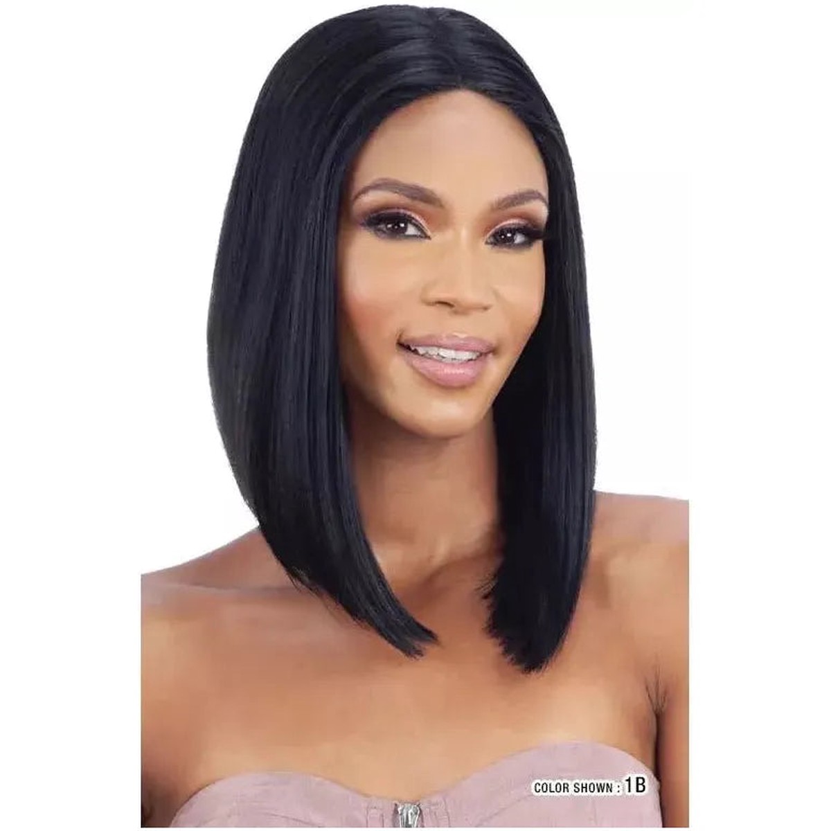 Mayde Axis Synthetic Lace Parting Wig - Eden