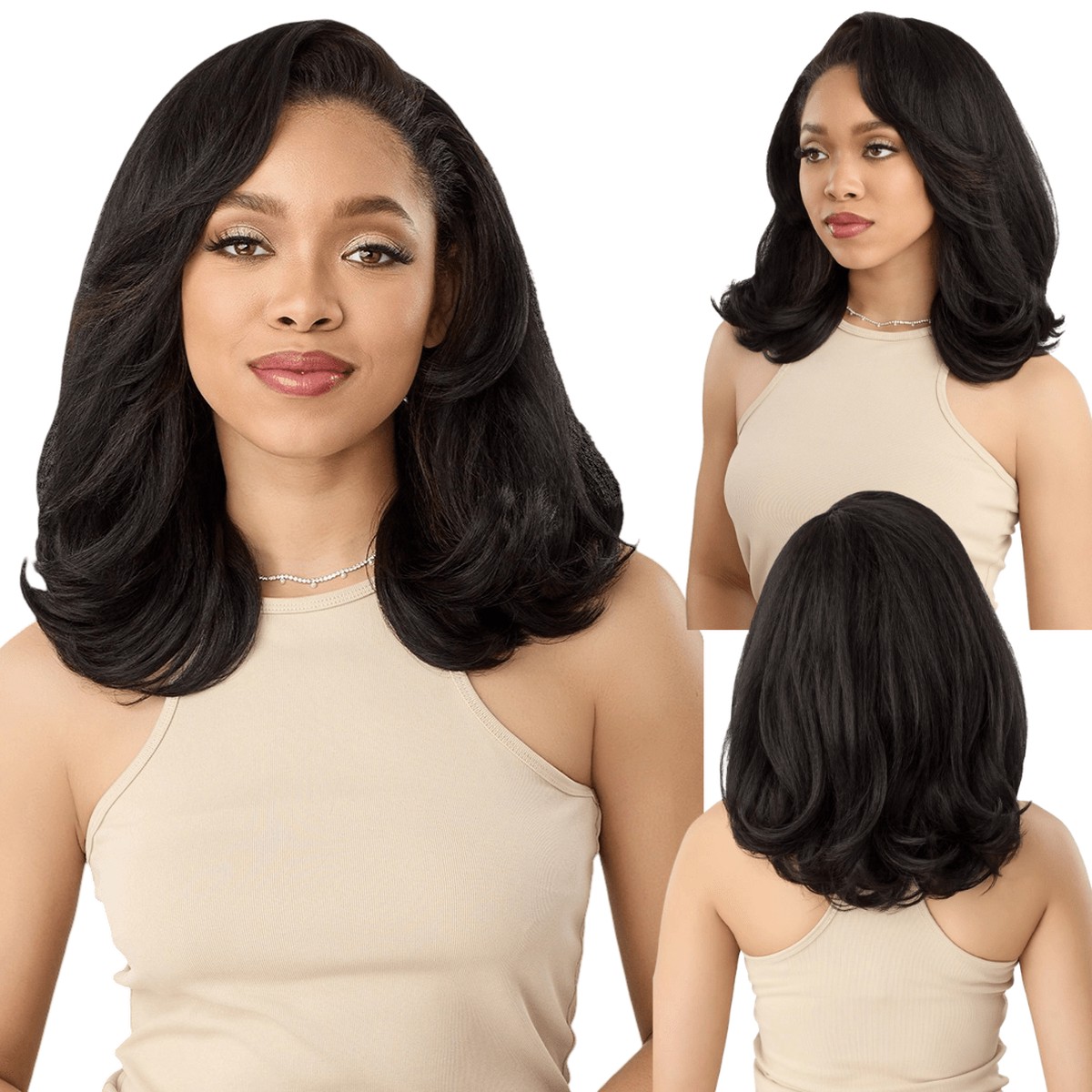 Quick Weave Synthetic Half Wig Poppy