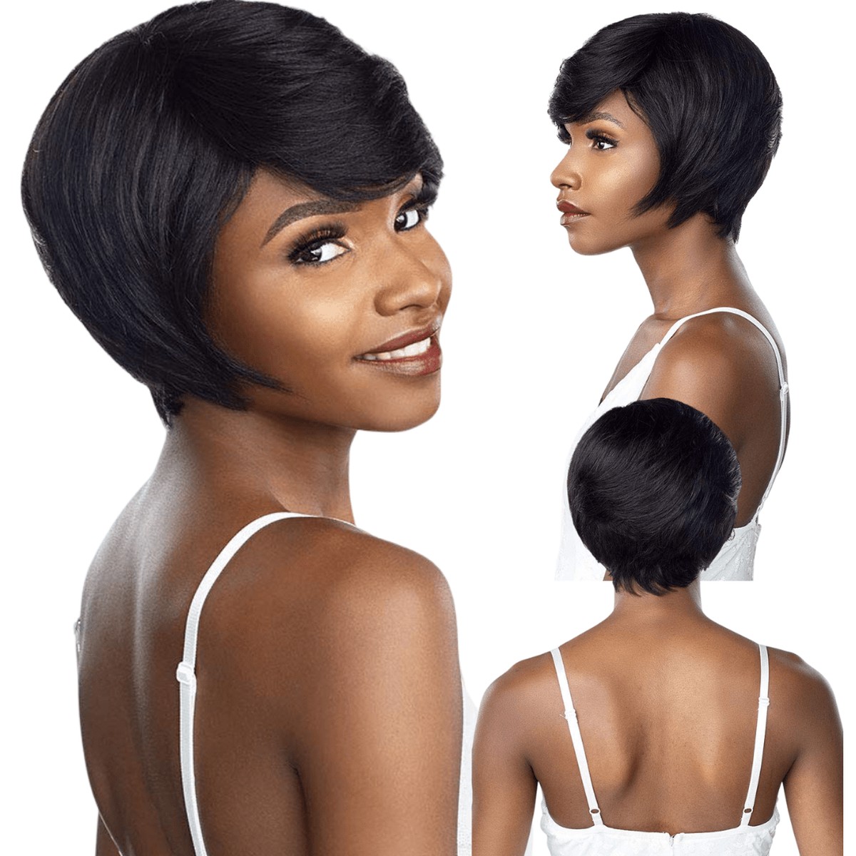 Sensationnel Empire Human Hair Salt & Pepper Full Wig - Nyla