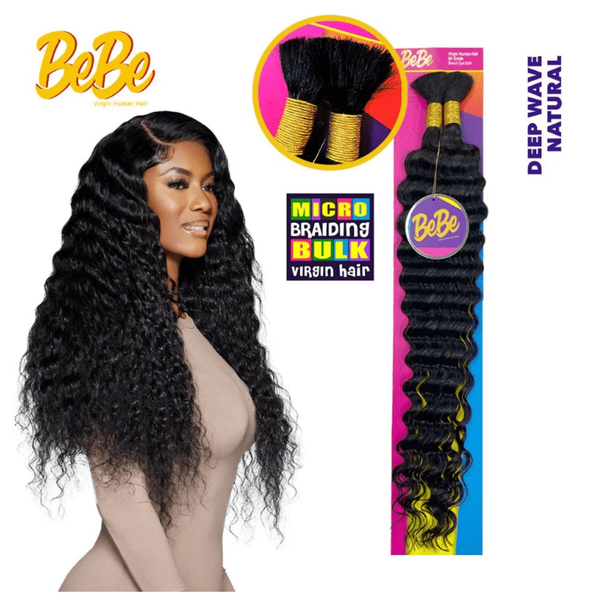 BeBe 100% Virgin Human Hair Multipack Deep Wave