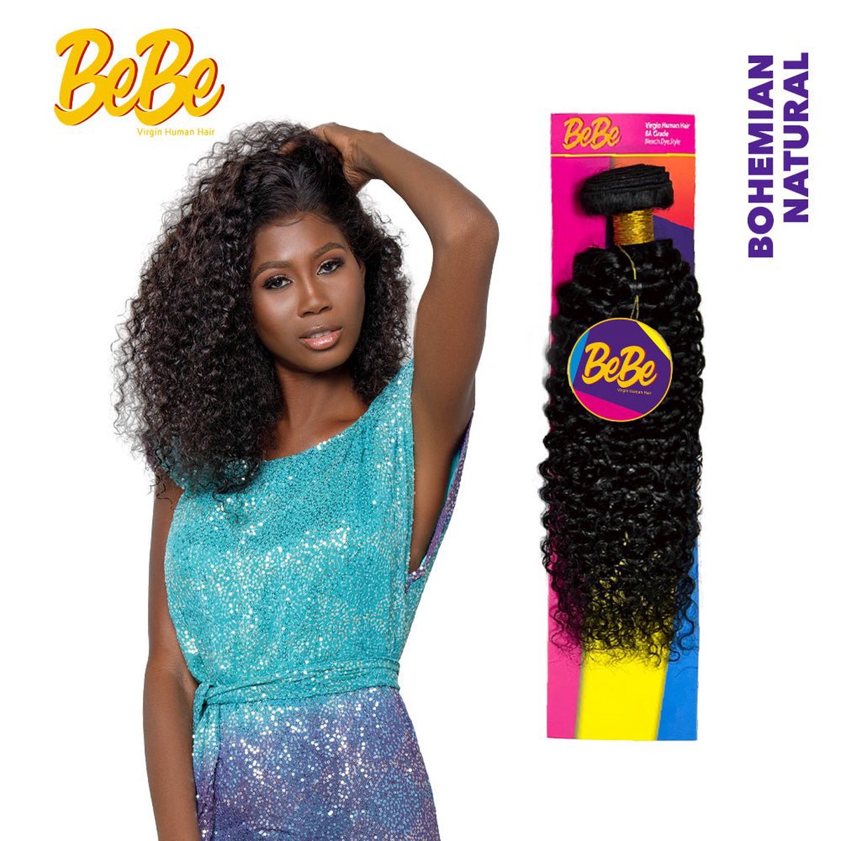 BeBe 100% Virgin Human Hair Single Bundle - Bohemian
