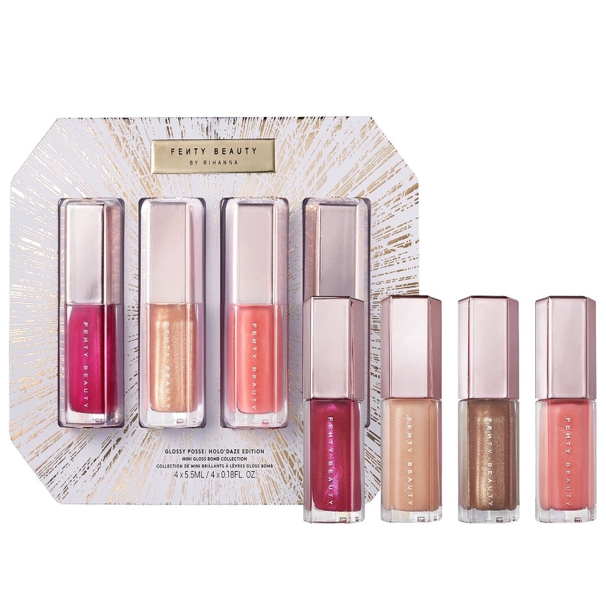 Glossy posse mini gloss bomb set