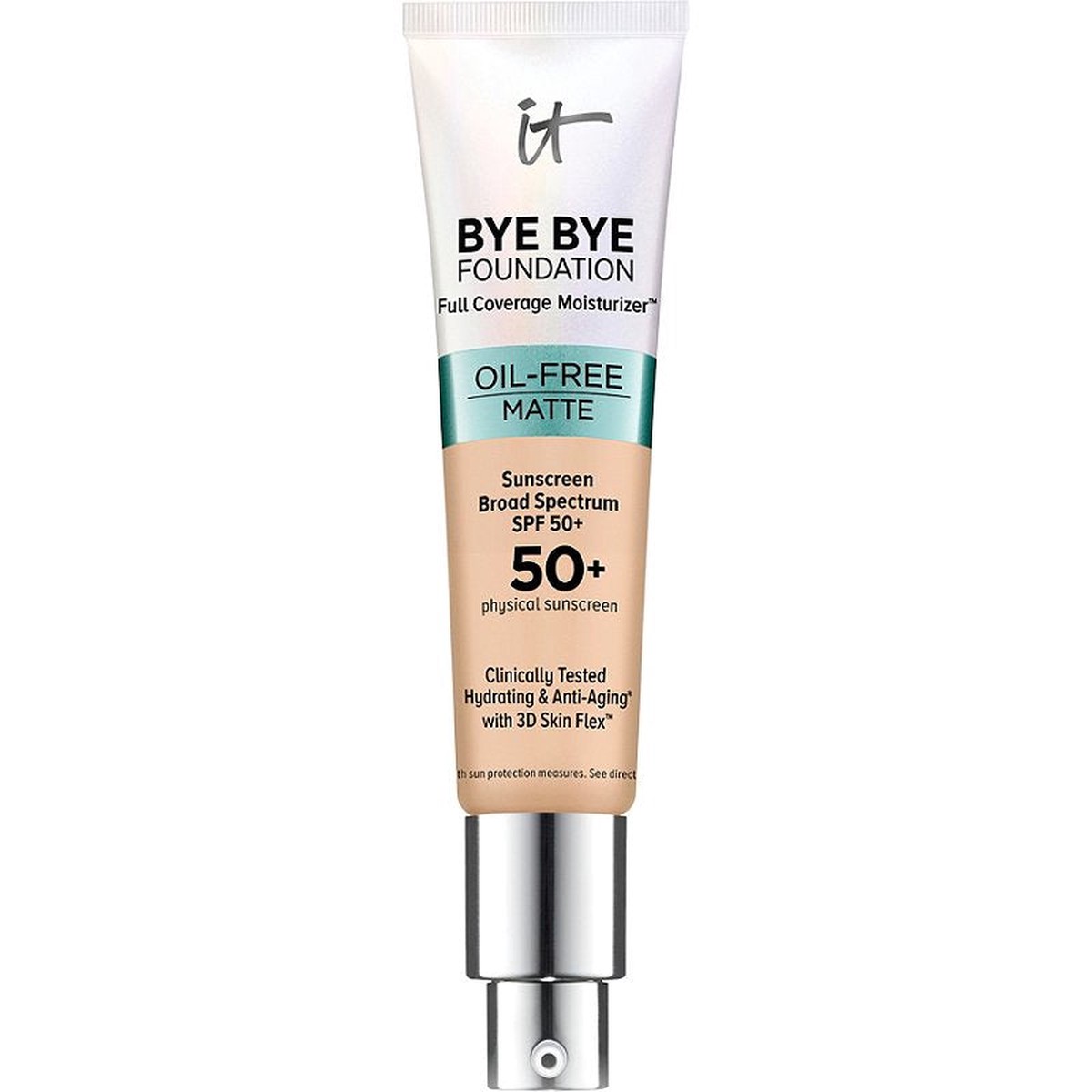 Bye Bye Foundation Oil-Free Matte Full Coverage Moisturizer with SPF 50+ - LIGHT