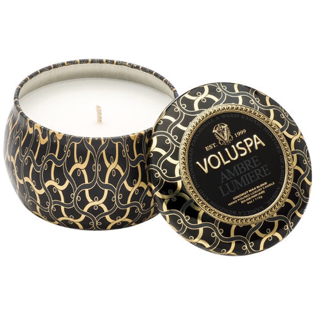 Ambre Lumiere Mini Tin Candle