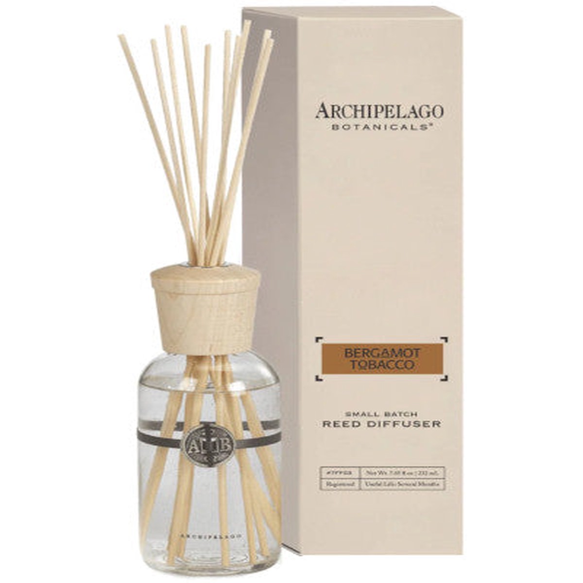Bergamot Tobacco Reed Diffuser 7.85 oz