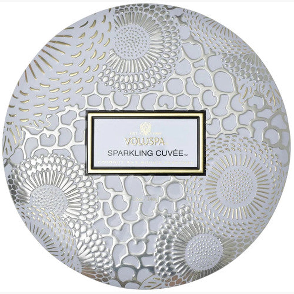 Sparkling Cuve 3 Wick Tin Candle