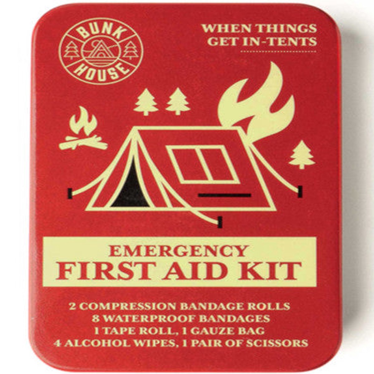 Bunkhouse Emergency First Aid Kit-Red