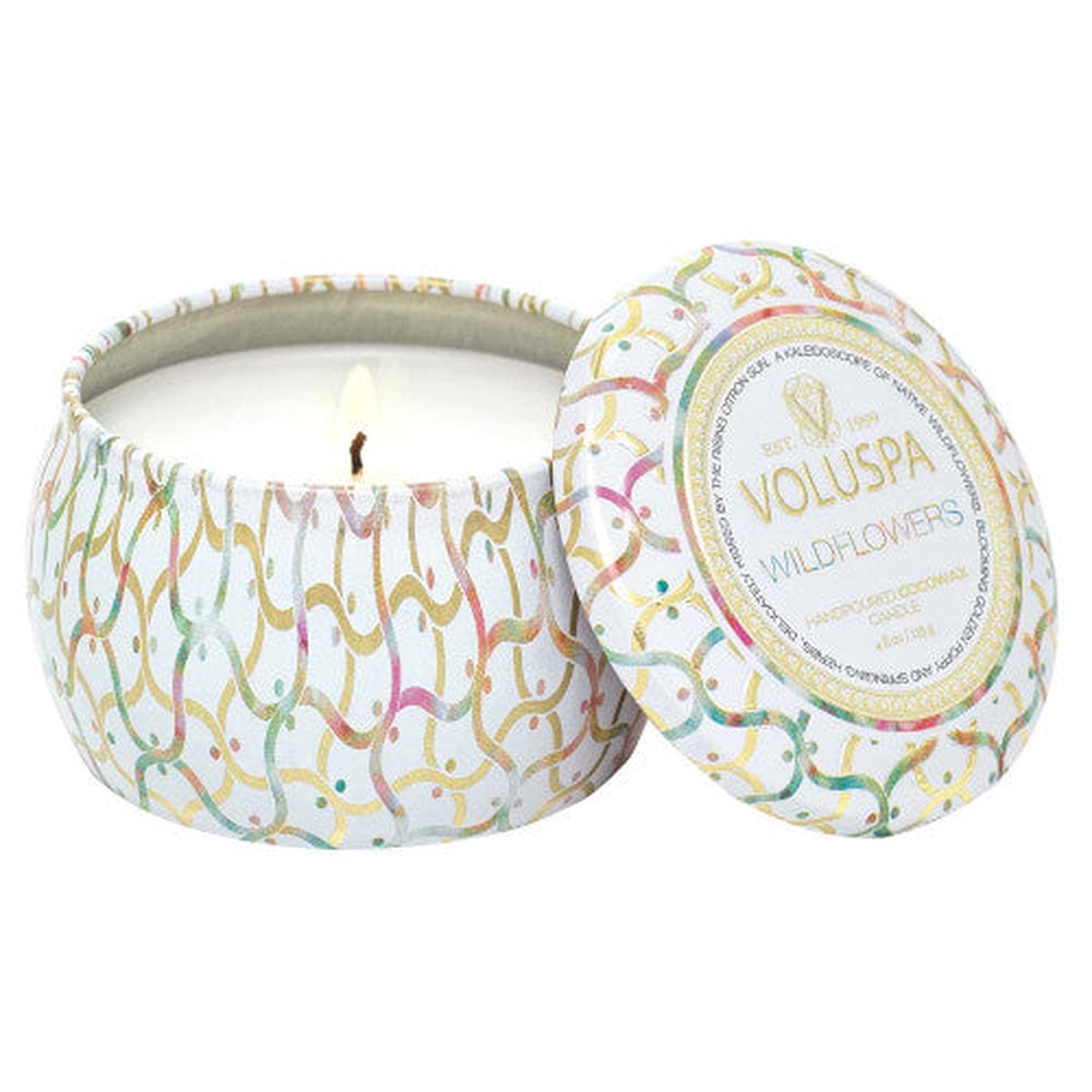 Wildflowers Mini Tin Candle 4 oz